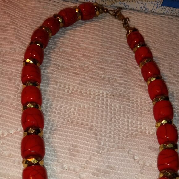 COLORFUL SET OF 2 BEADED 8" INCH NECKLACES - Picture 5 of 7